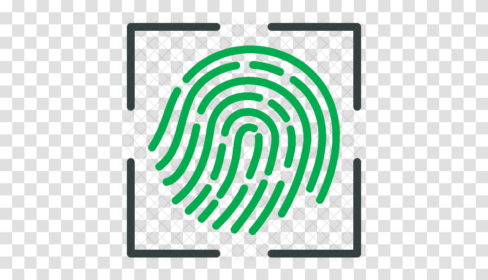 Fingerprint Icon Face Id Touch Id, Spiral, Coil, Rug, Maze Transparent Png