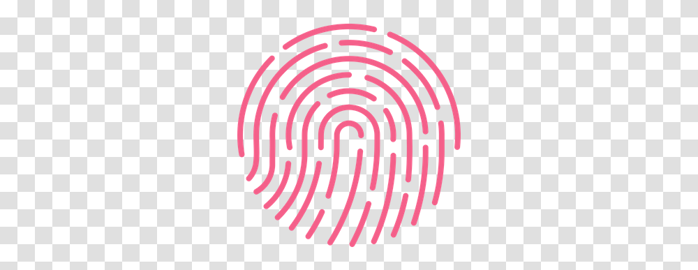Fingerprint Icon Of Flat Style Fingerprint Icon Free, Text, Spiral, Logo, Symbol Transparent Png