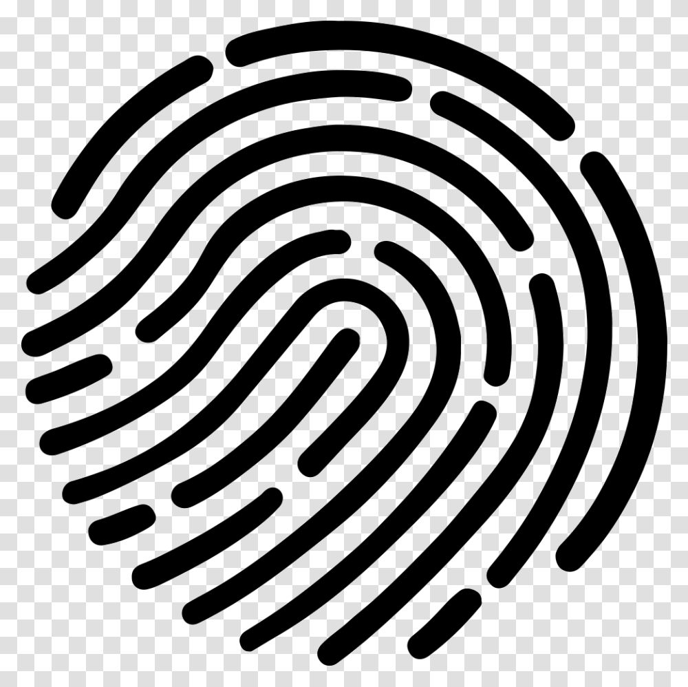 Fingerprint, Person, Spiral, Stencil, Coil Transparent Png