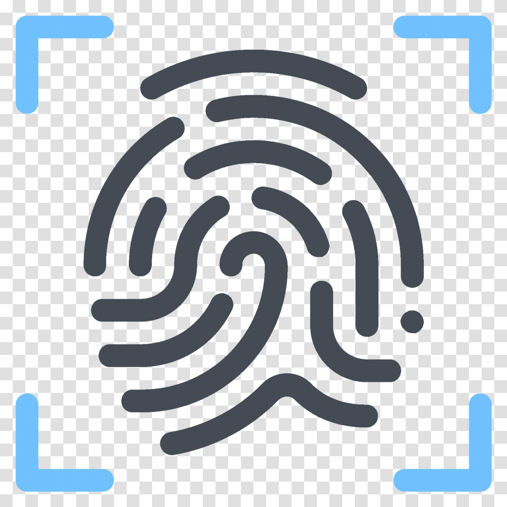 Fingerprint Recognition Icon Fingerprint Icon, Maze, Labyrinth Transparent Png