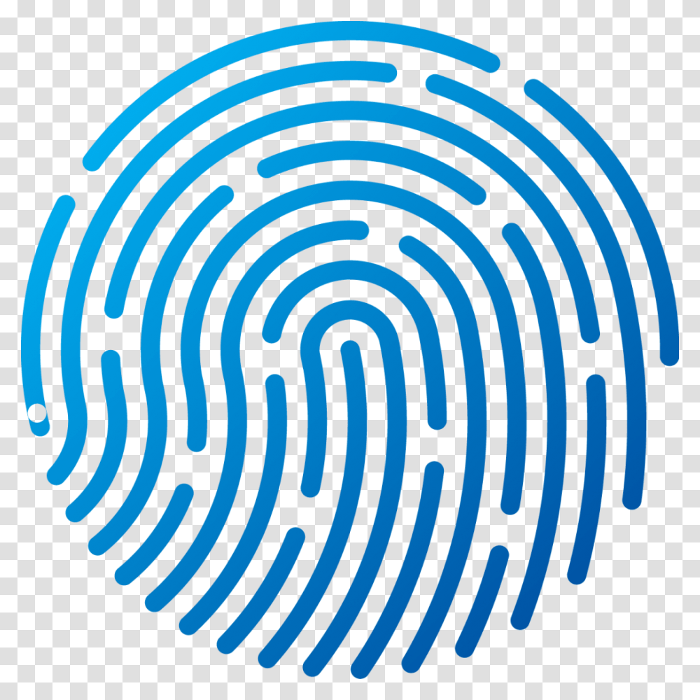 Fingerprint Touch Id Touch Id Icon, Spiral, Zebra, Wildlife Transparent Png