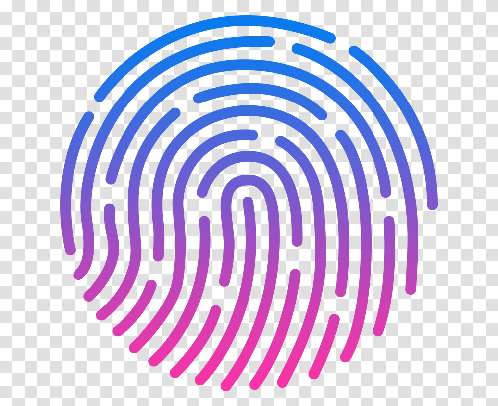 Fingerprint - Zero Bounce Apple Touch Id, Spiral, Zebra, Wildlife, Mammal Transparent Png