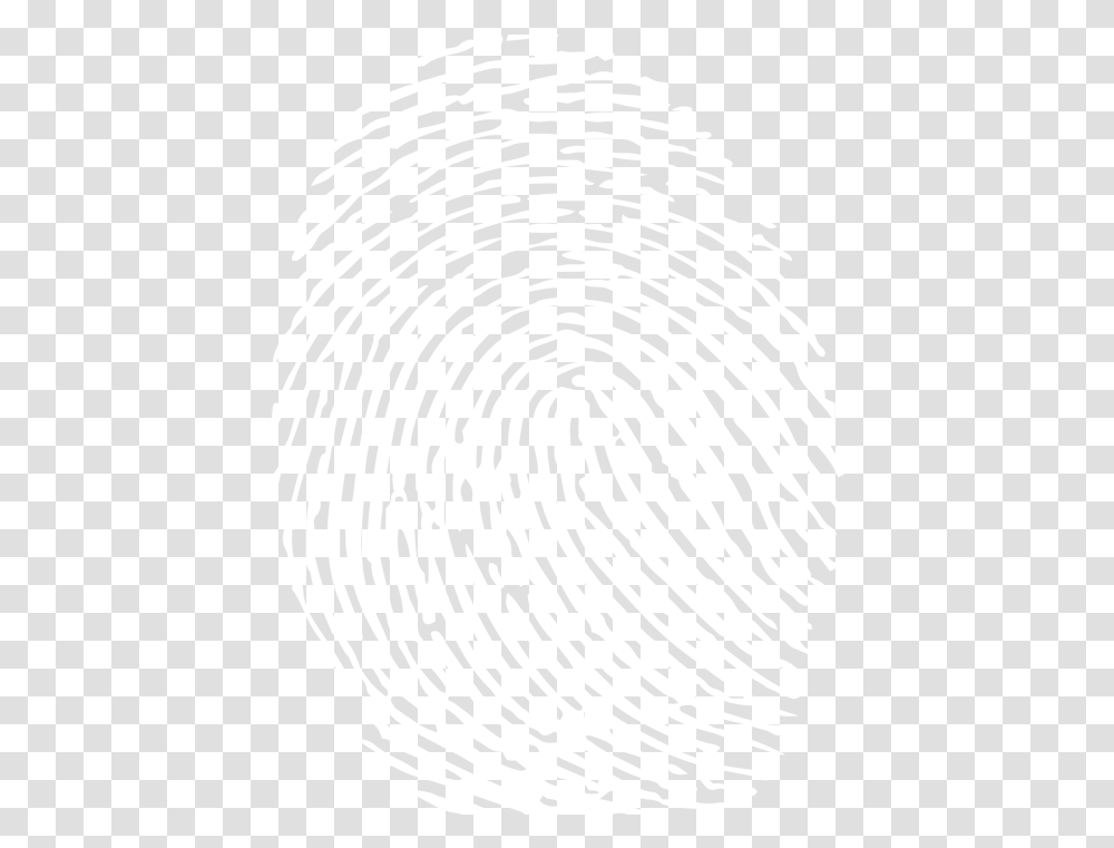 Fingerprint White Download Fingerprint, Spiral, Pattern, Stencil Transparent Png