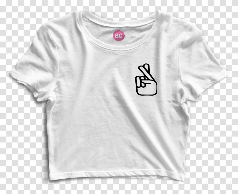 Fingers Crossed, Apparel, T-Shirt, Sleeve Transparent Png