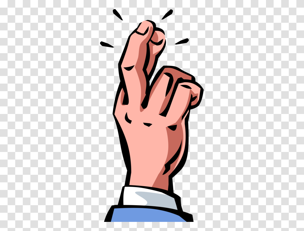 Fingers Crossed For Luck And Good Fortune, Hand, Fist, Wrist, Poster Transparent Png