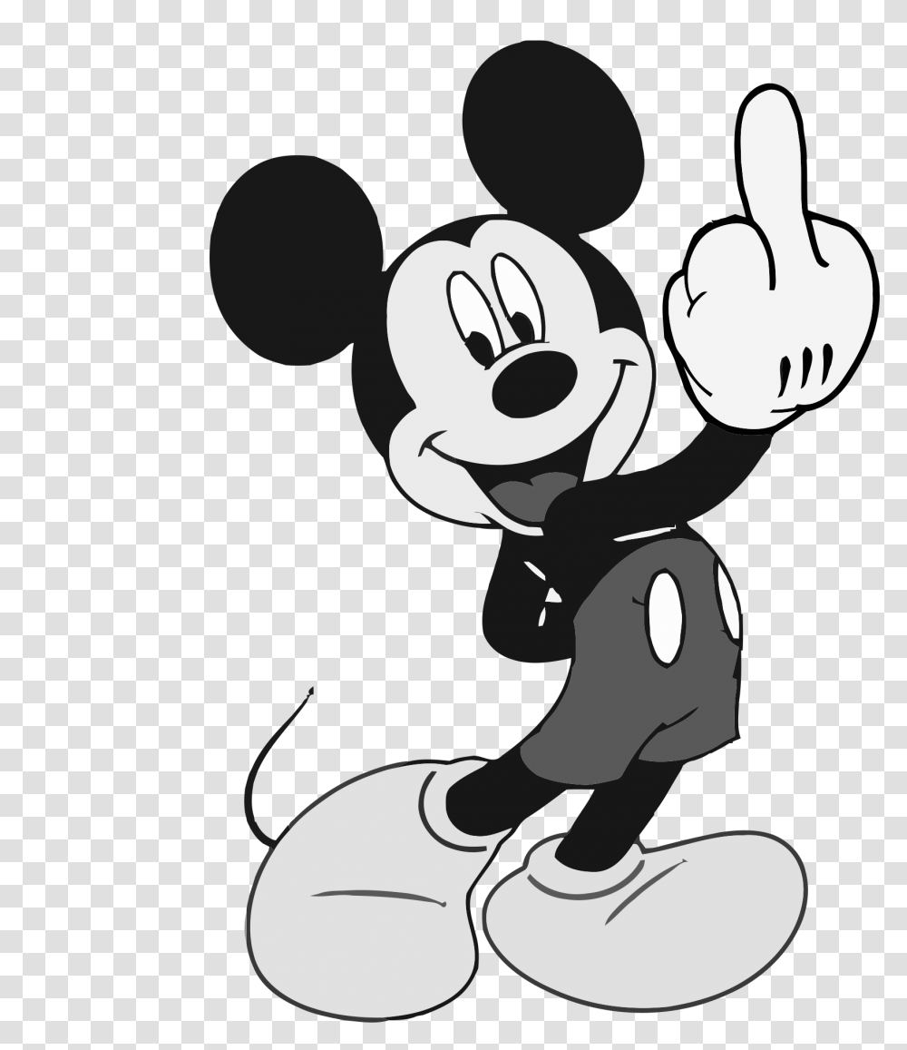 Fingers Drawing Mickey Mouse Mickey Mouse Middle Finger, Face, Video Gaming, Stencil Transparent Png