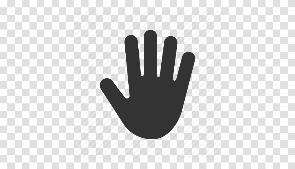 Fingers Five Hand Gesture Open Palm Icon, Apparel, Glove Transparent Png