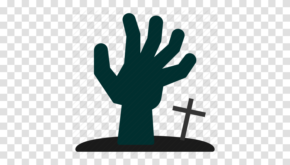 Fingers Ghost Halloween Hand Horror Scary Zombie Icon, Apparel, Glove Transparent Png