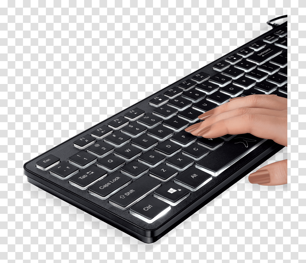 Fingers Magnifico Moonlit Backlit, Computer Keyboard, Computer Hardware, Electronics, Person Transparent Png
