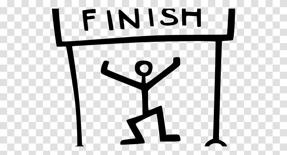 Finish Line Clipart Black And White, Number, Alphabet Transparent Png