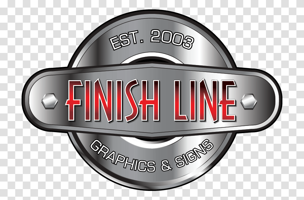 Finish Line Graphics & Signs Sign Shop & Vehicle Wrapsnorth Graphic Design, Symbol, Logo, Trademark, Coin Transparent Png