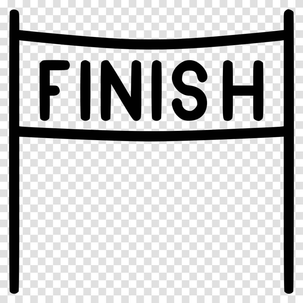 Finish Line Race Icon Free Download, Label, Stencil, Tin Transparent Png