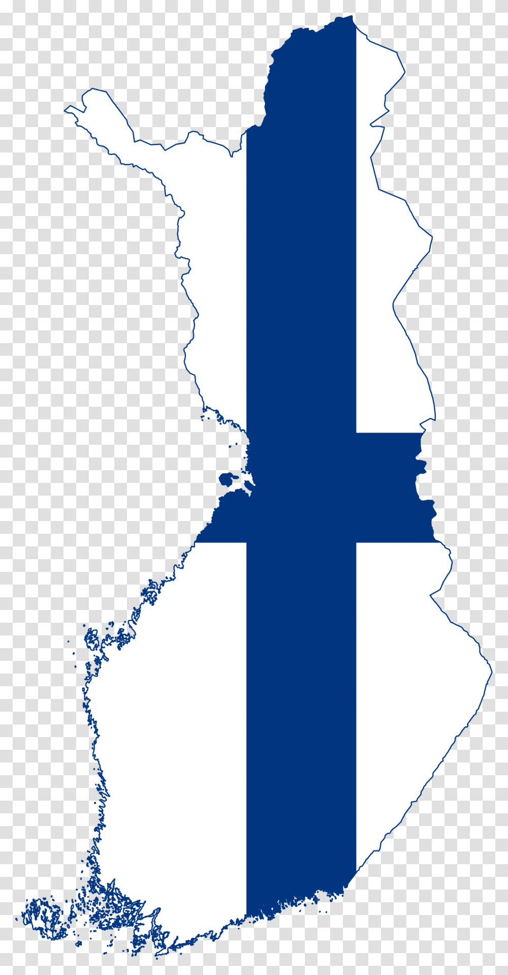 Finland Flag And Map, Silhouette, Person Transparent Png