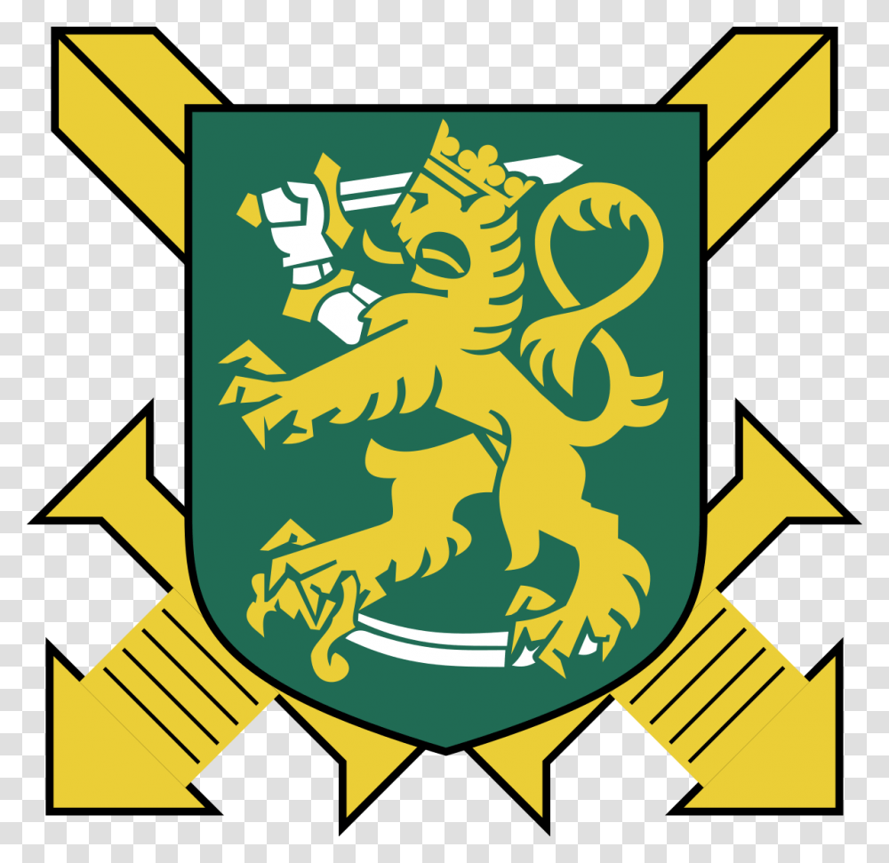 Finland Military Logo Clipart Finnish Army Coat Of Arms, Trademark, Emblem, Poster Transparent Png