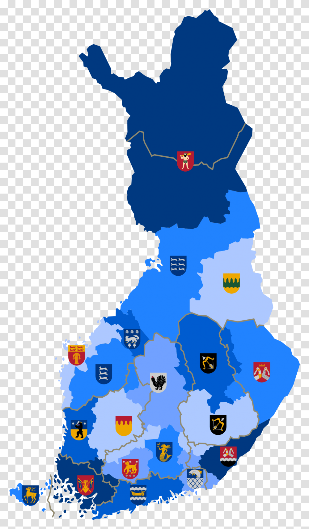 Finland Provinces, Map, Diagram, Plot, Atlas Transparent Png