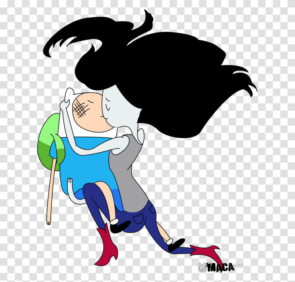 Finn And Marceline Kissing Pictures To Pin Finn Kiss Marceline, Outdoors, Leisure Activities, Sport Transparent Png