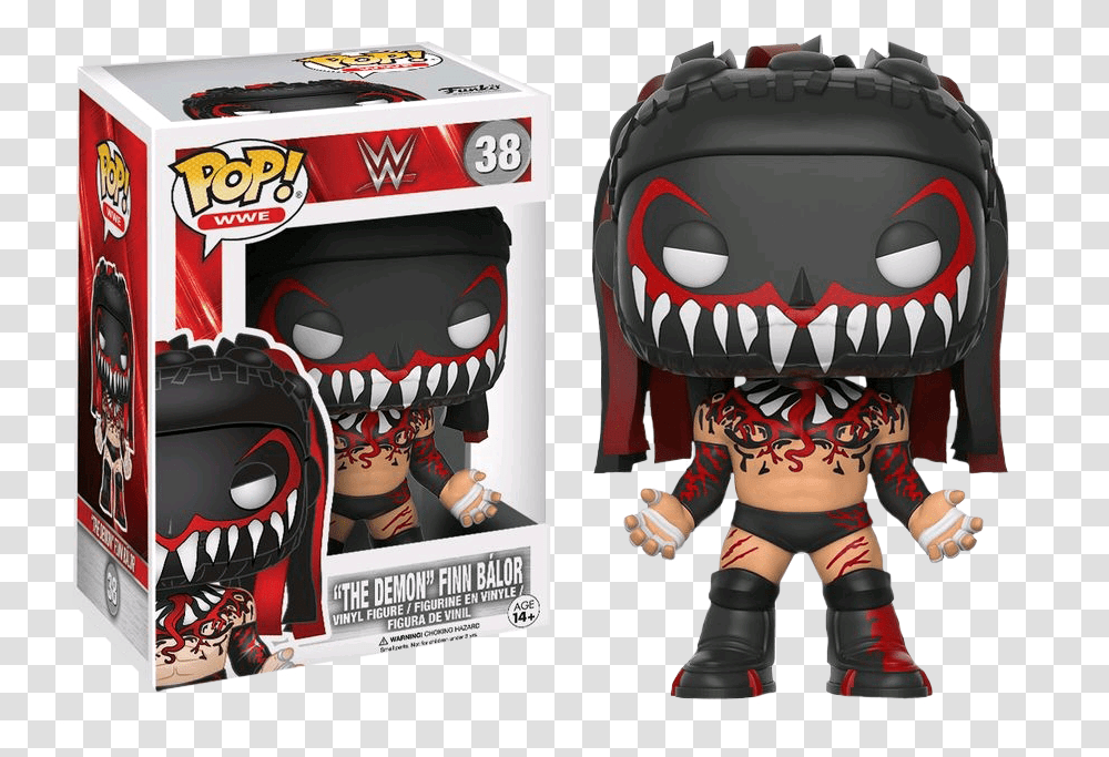 Finn Balor Funko Pop, Helmet, Person, Robot Transparent Png