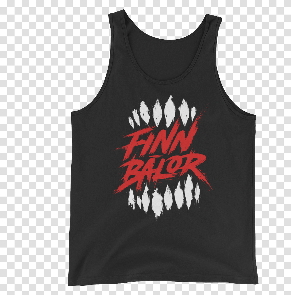 Finn Blor Teeth Active Tank, Apparel, Tank Top Transparent Png