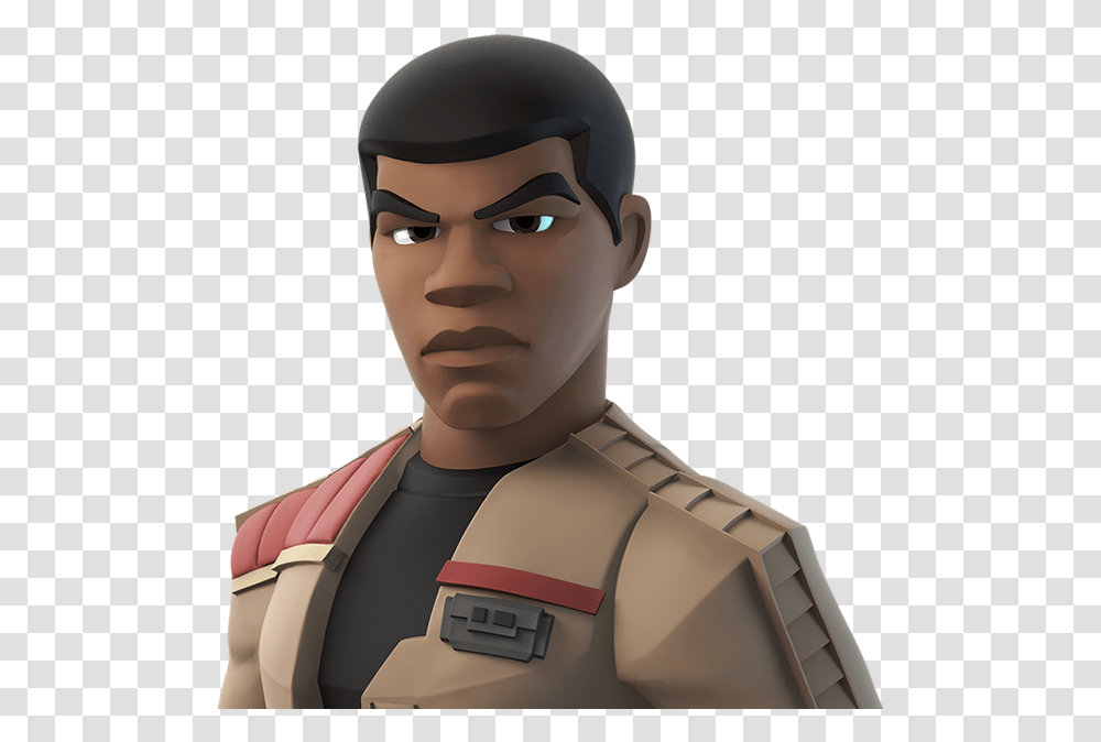 Finn Close Up Star Wars The Force Awakens, Person, Human, Overwatch, Toy Transparent Png