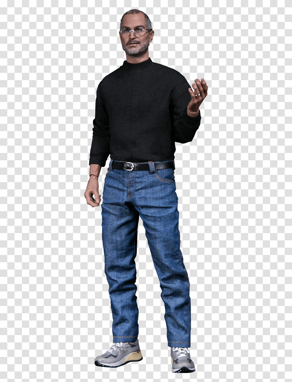 Finn Star Wars Action Figures Hot Toys Steve Jobs Standing, Pants, Clothing, Jeans, Denim Transparent Png