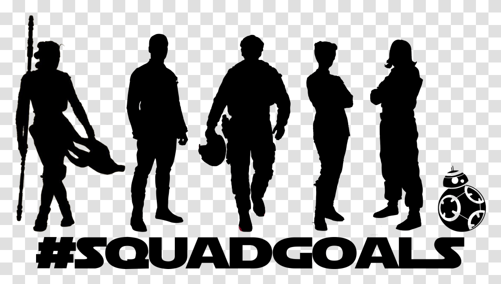 Finn Star Wars Silhouette Star Wars Squad Goals Silhouette, Person, Human, Hand, People Transparent Png