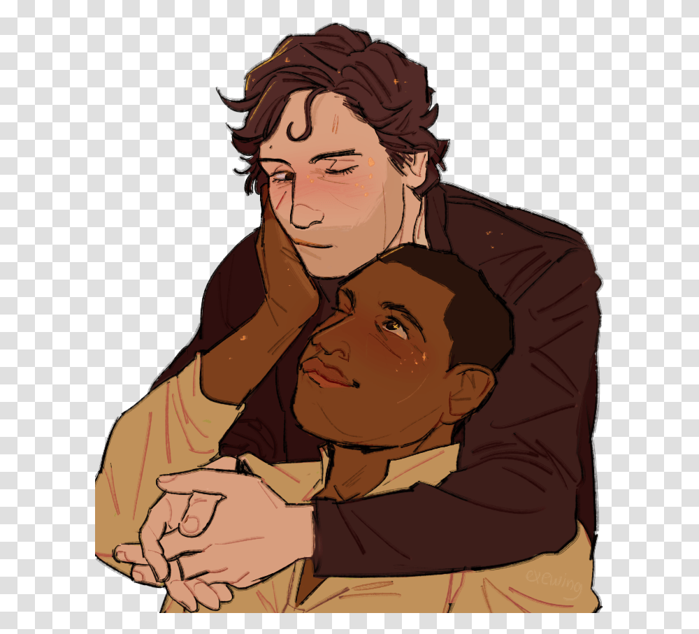 Finn X Poe, Hug, Person, Human, People Transparent Png