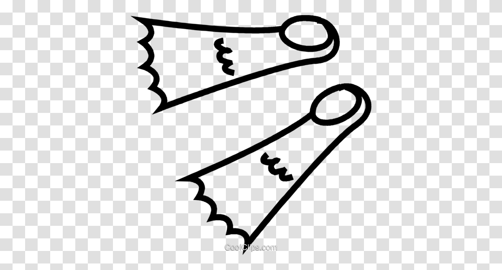 Fins Royalty Free Vector Clip Art Illustration, Weapon, Weaponry, Blade, Scissors Transparent Png