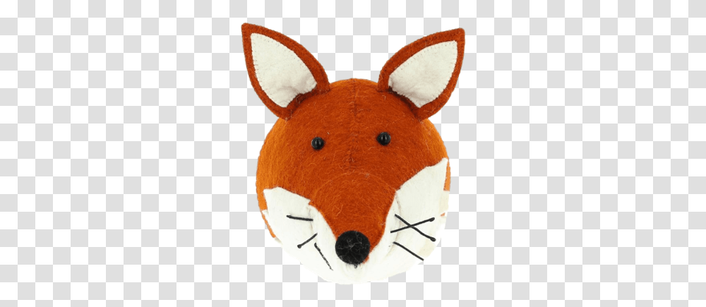 Fiona Walker Felt Fox Head Dierenkop Vos, Plush, Toy, Animal, Mammal Transparent Png