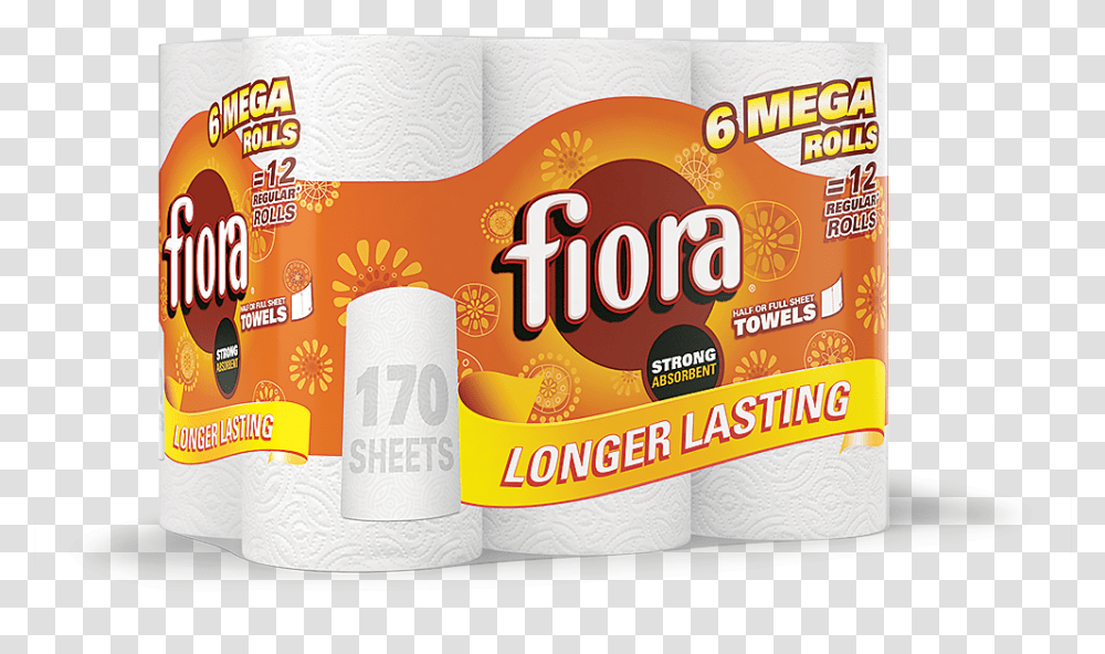 Fiora Paper Towels Mega, Tissue, Toilet Paper Transparent Png