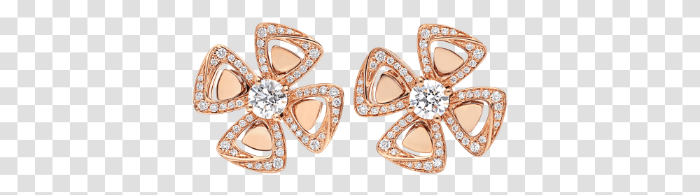 Fiorever Earrings Bvlgari Flower Earrings, Accessories, Accessory, Jewelry, Diamond Transparent Png