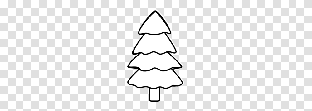 Fir Tree Black And White Clipart, Stencil, Outdoors, Sea, Water Transparent Png