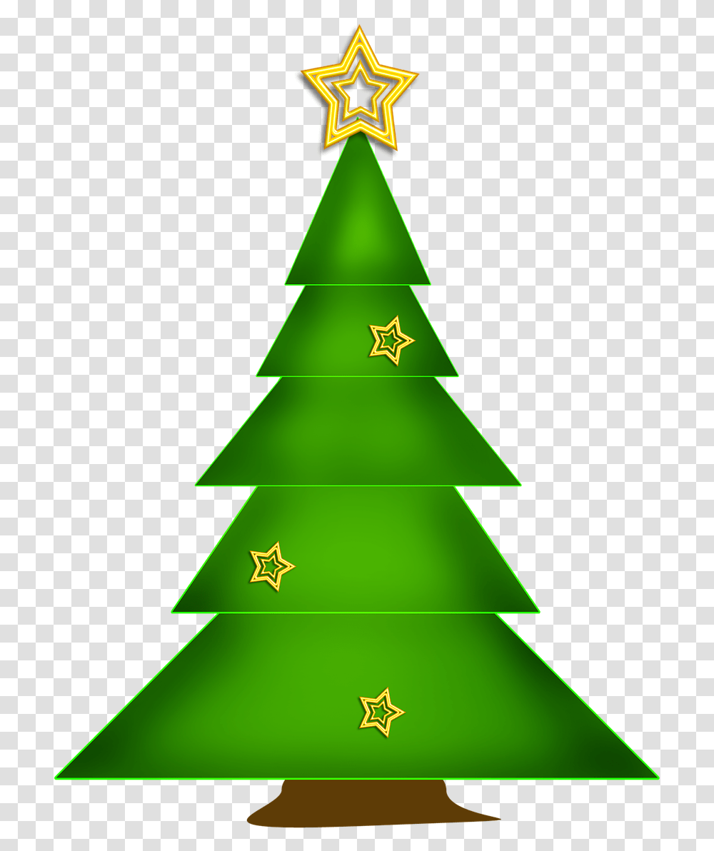 Fir Tree Christmas Star Poinsettia Green Tree Christmas Day, Plant, Ornament, Triangle, Star Symbol Transparent Png