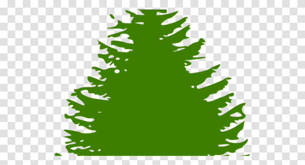 Fir Tree Clipart Forrest Blue Pine Tree Silhouette, Plant, Ornament, Abies, Christmas Tree Transparent Png