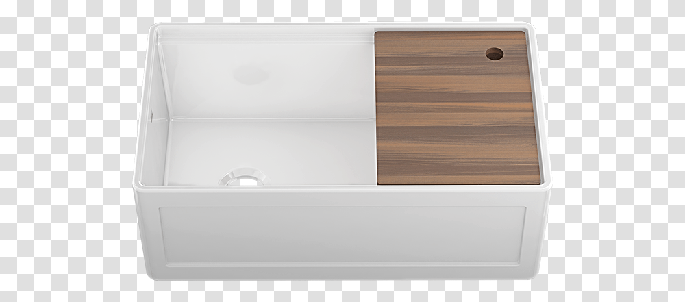 Fira Fireclay Kitchen Sink With Accessory Ledge Julien Home Refinements, Furniture, Tabletop, Wood, Hardwood Transparent Png