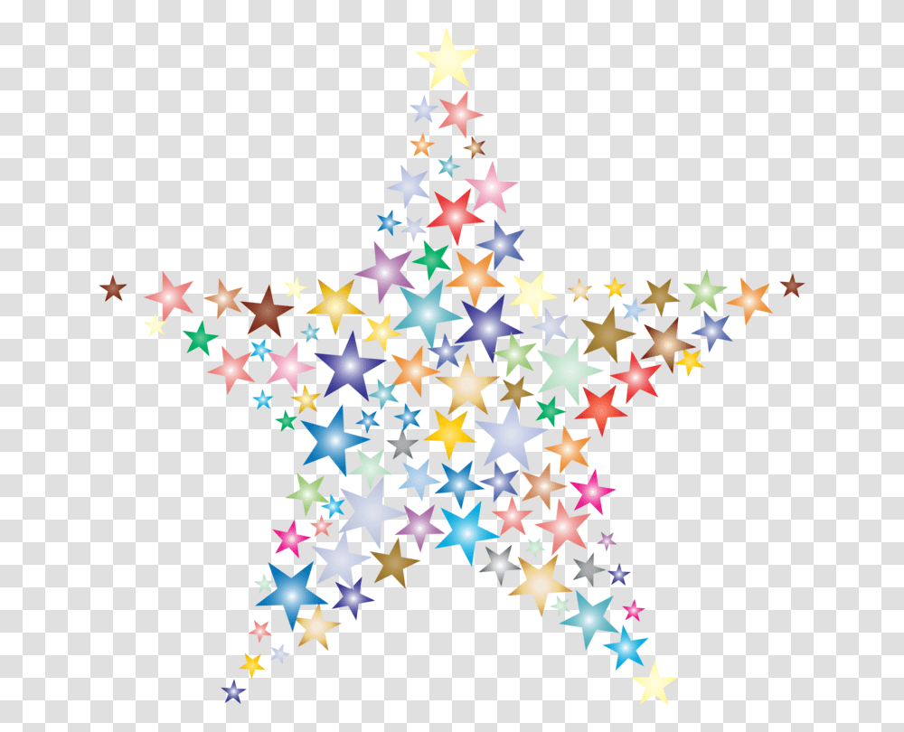 Firchristmas Decorationstar, Star Symbol, Paper, Confetti, Light Transparent Png