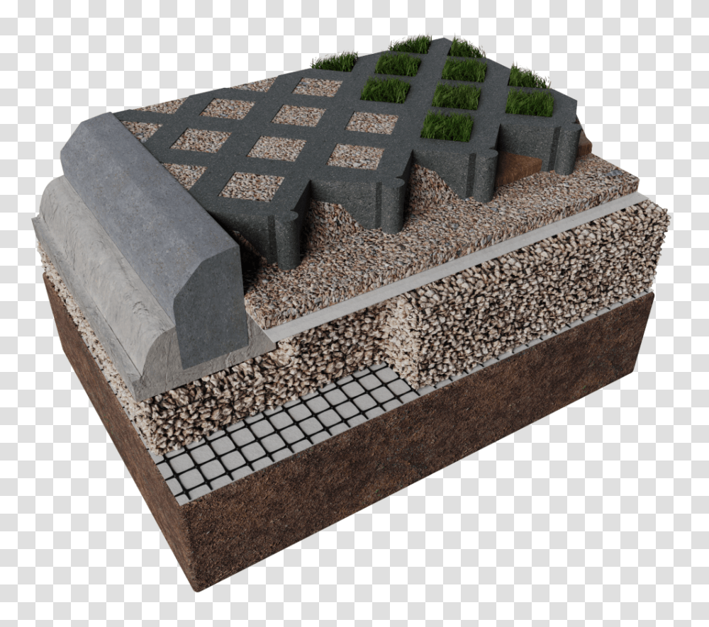 Fire Access Routes Permeable Grass Or Gravel Emergency Roads, Brick, Box, Rug, Architecture Transparent Png