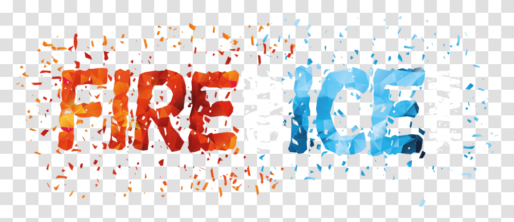 Fire Amp Ice Walk Illustration, Paper, Confetti, Poster Transparent Png