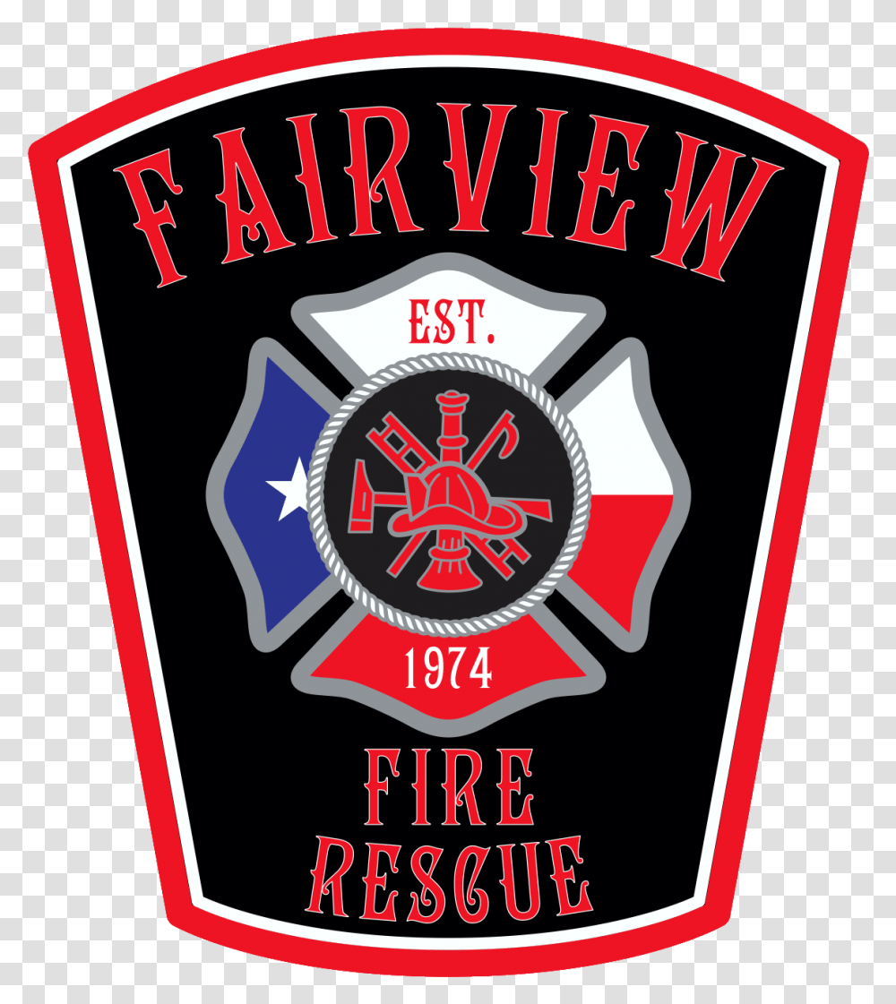 Fire And Ems Fairview Tx Fire Department, Label, Text, Logo, Symbol Transparent Png