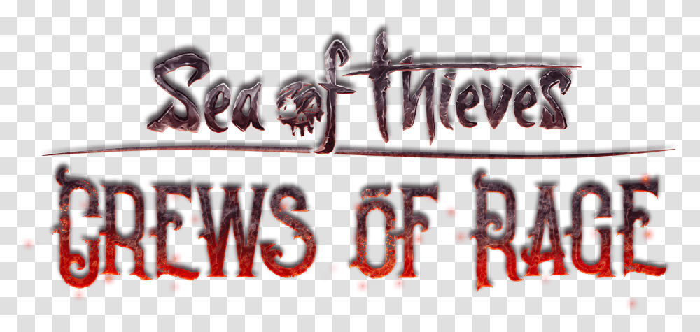 Fire And Fury With Sea Of Thieves Calligraphy, Alphabet, Text, Word, Number Transparent Png