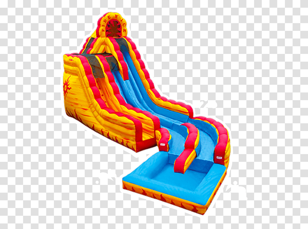 Fire And Ice Inflatable Slide, Toy Transparent Png