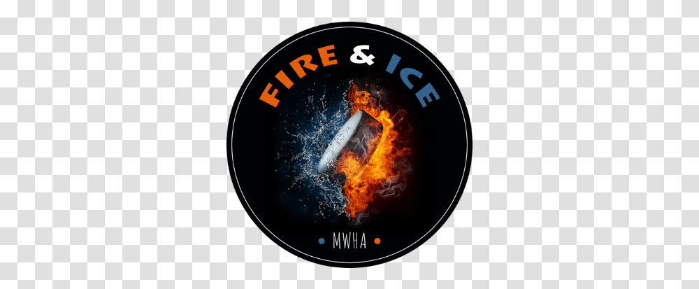 Fire And Ice Youth Hockey Fundraiser Hockey Puck Art, Text, Symbol, Logo, Trademark Transparent Png