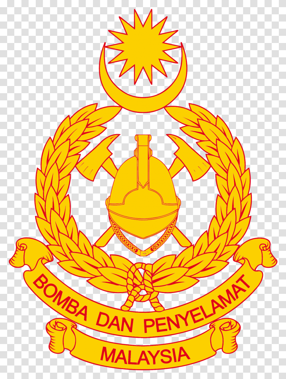 Fire And Rescue Department Of Malaysia Wikipedia Department Of Fire And Rescue Malaysia, Symbol, Emblem, Logo, Trademark Transparent Png