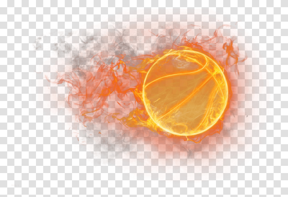 Fire Basketball Image, Flare, Light, Orange, Food Transparent Png