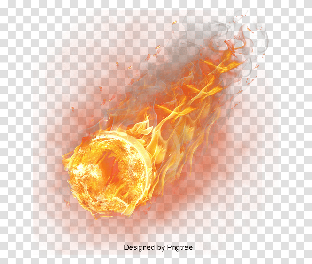 Fire Basketball Light Effect Combustion Flames Fire Basketball, Bonfire, Painting, Flare, Adventure Transparent Png