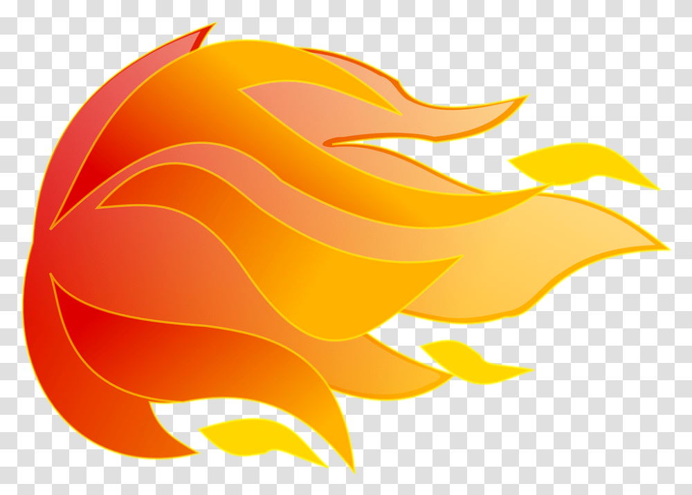 Fire Blast Flames Fire Clip Art, Banana, Fruit, Plant, Food Transparent Png