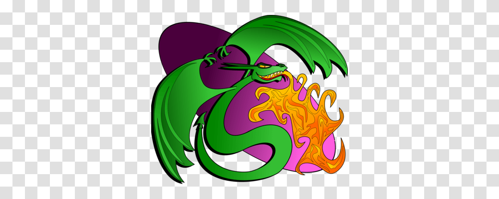 Fire Breathing Dragon Computer Icons, Purple Transparent Png