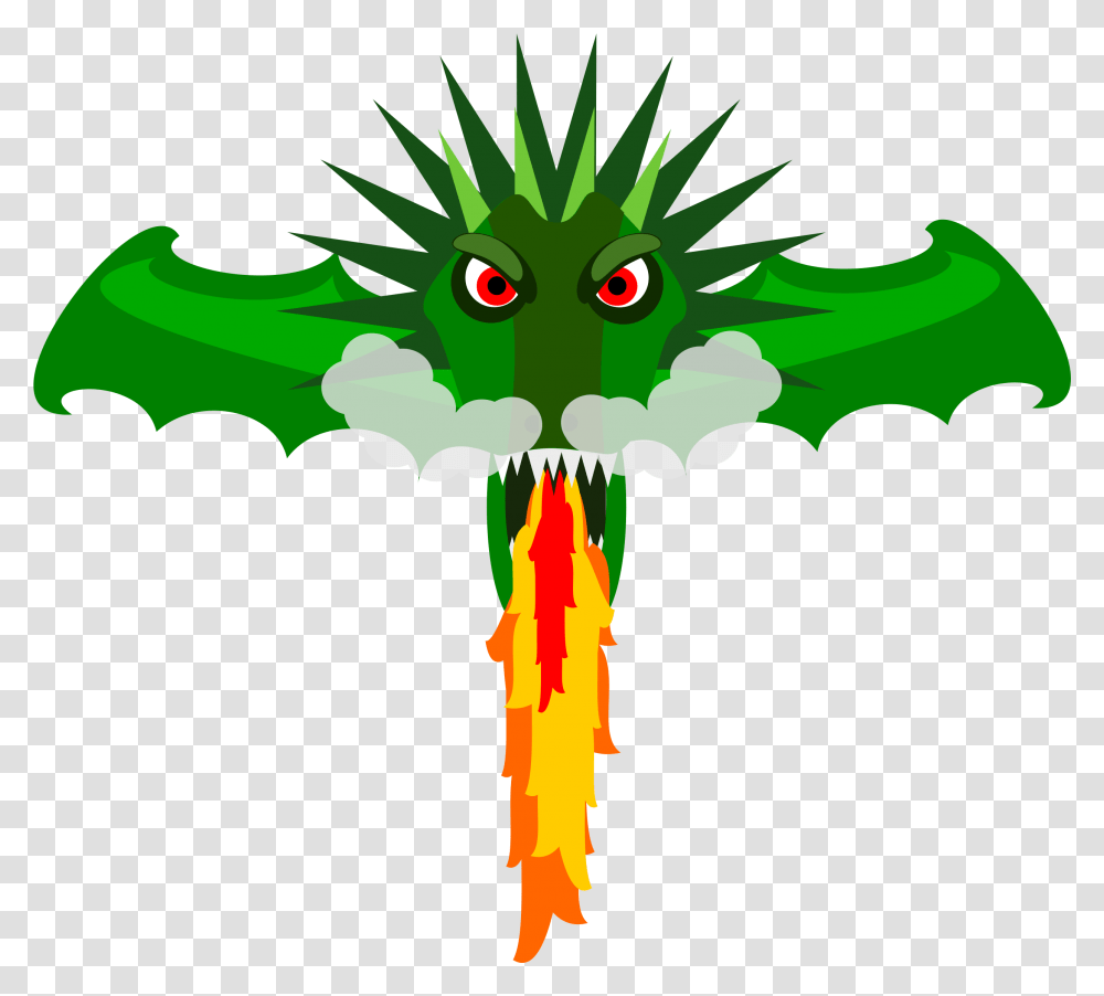 Fire Breathing Dragon Head Clipart Animated Dragon Clip Art, Plant, Vegetable, Food, Carrot Transparent Png