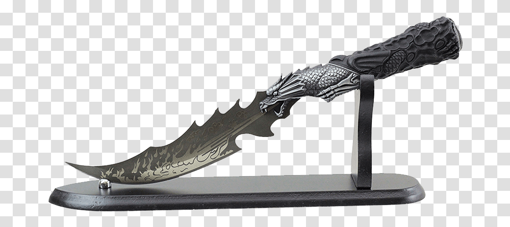 Fire Breathing Medieval Dragon Dagger, Knife, Blade, Weapon, Weaponry Transparent Png