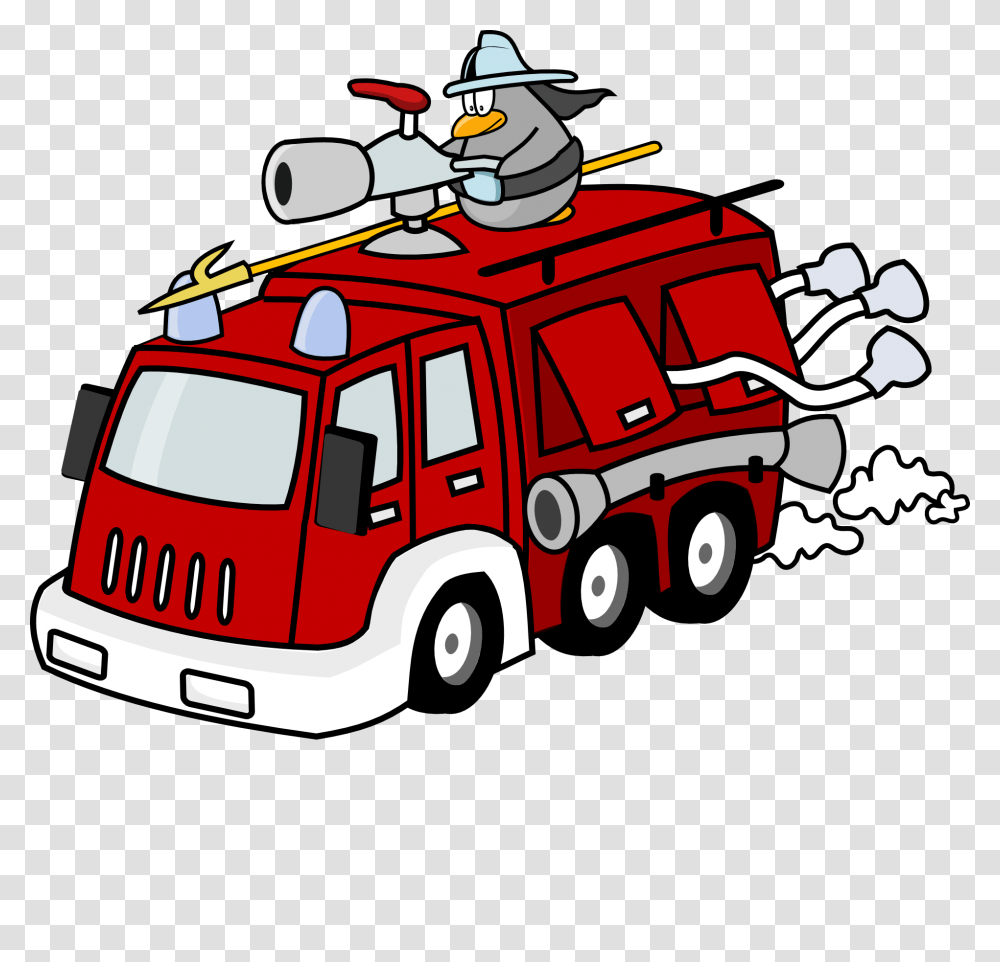 Fire Brigade Images All Fire Truck Cartoon Gif, Vehicle, Transportation, Van, Ambulance Transparent Png