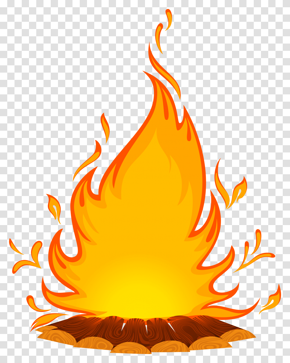 Fire Cartoon Clip Art Feu De Chemine Dessin, Flame, Bonfire Transparent Png